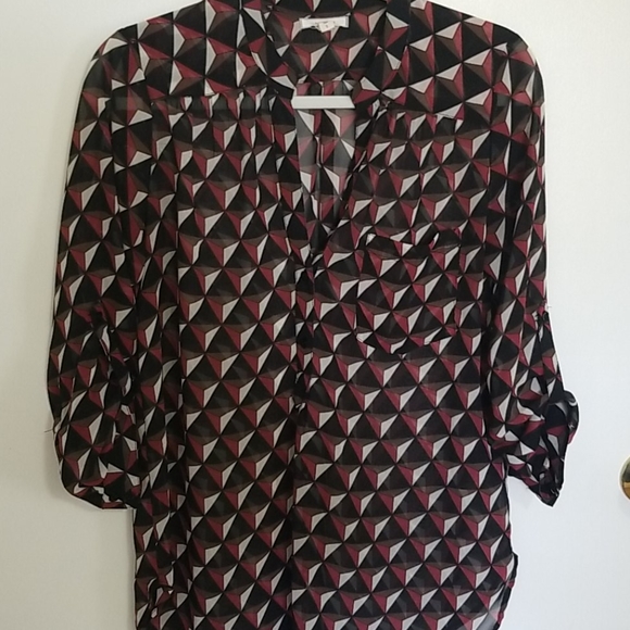 Pleione Geometric Pattern Tunic - Picture 1 of 11